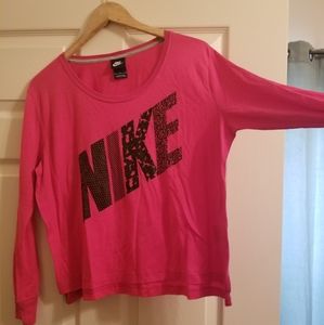 Nike "crop top" style athletic wear
